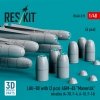 RESKIT RS48-0519 AGM-142 Popeye 2/Have Lite missiles (2 pcs) (3D Printed) 1/48
